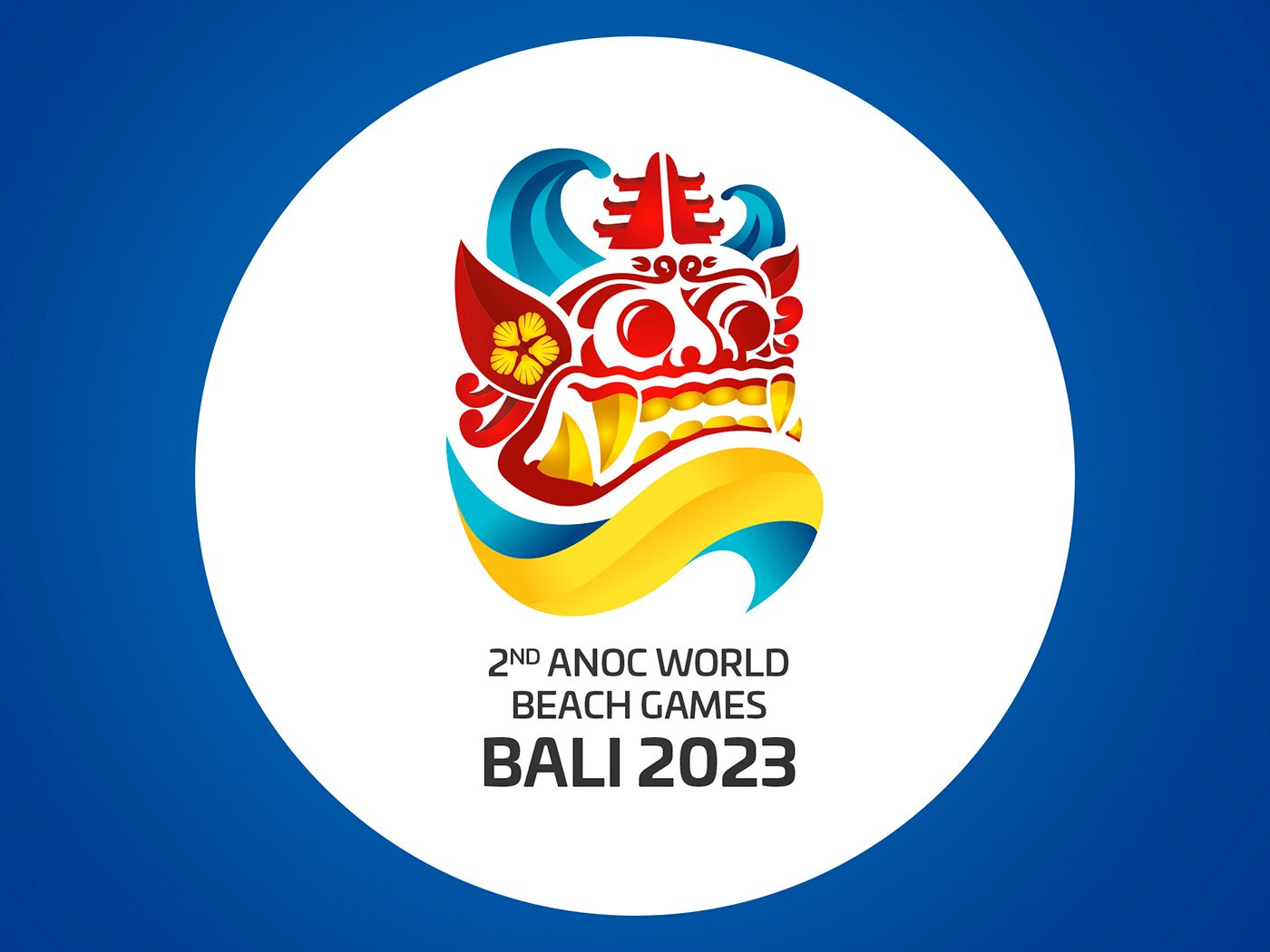 Logo Design for ANOC World Beach Games Bali 2023